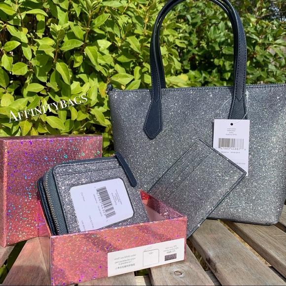 Kate spade small joeley bag blue card wallet set - Picture 4 of 8